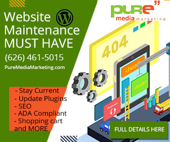 Advertisement for Pure Media Marketing