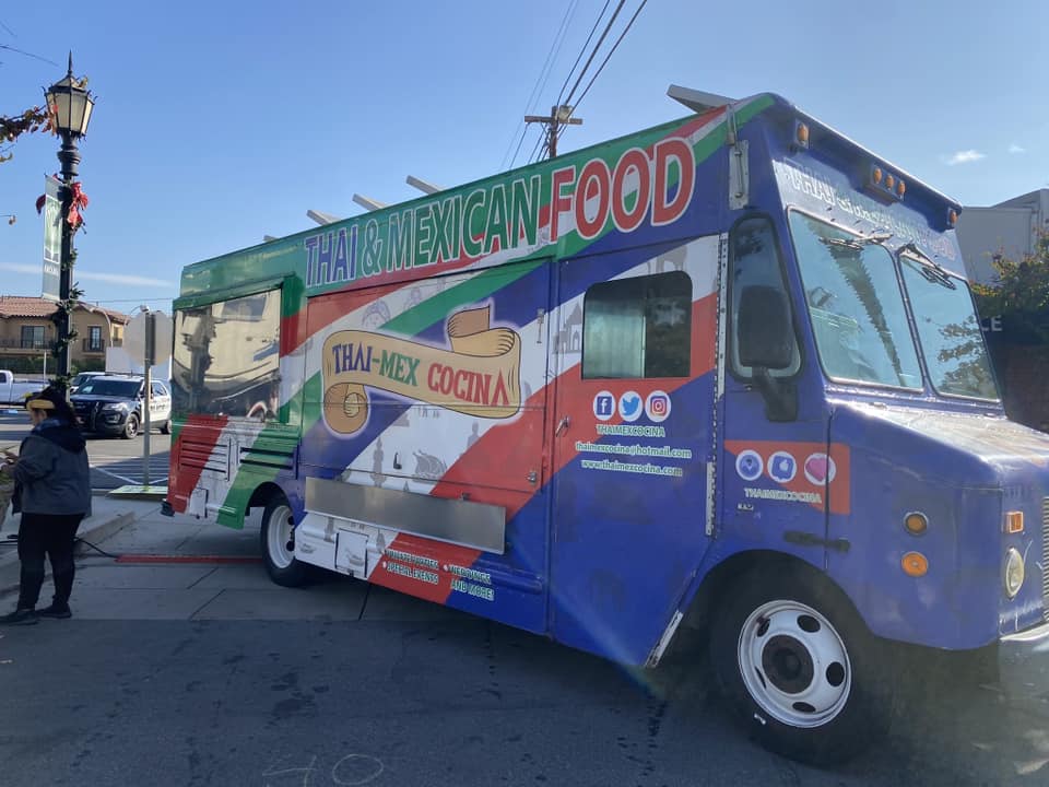 Mexican and Thai food truck