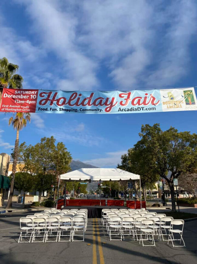 Holiday Fair Parade Banner