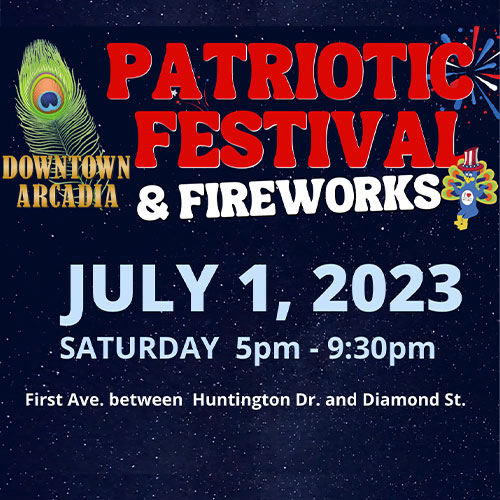 Patriotic Festival 2023 Downtown Arcadia