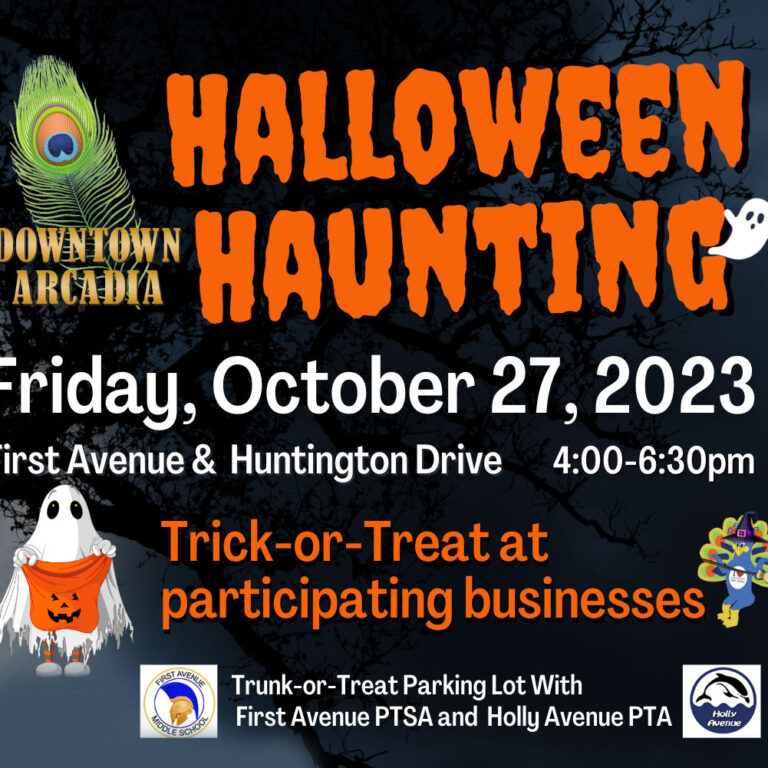 Halloween Haunting flyer for Friday, October 27th starting 4 PM.