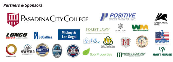 Sponsor logos on flyer