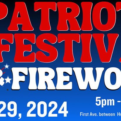 Patriotic Festival 2024 banner for events.
