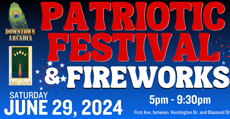 Patriotic Festival 2024 banner for events.