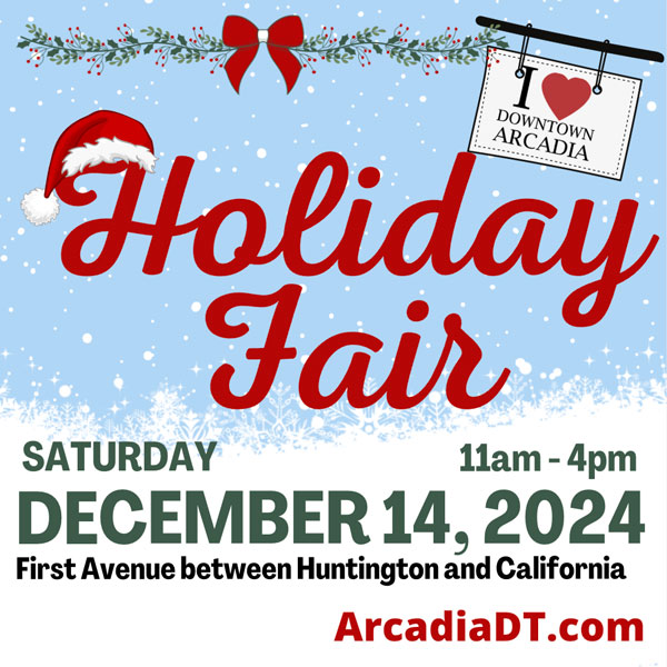 Square banner for the Holiday Fair 2024.