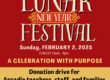 Lunar New Year Festival Donation Drive for LA Fire Flyer for February 2nd, 2025.