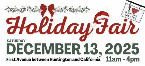 Banner flyer for the Holiday Fair 2025.