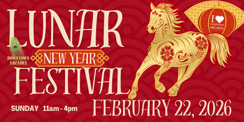 Lunar New Year Festival, February 22, 2026 Banner.